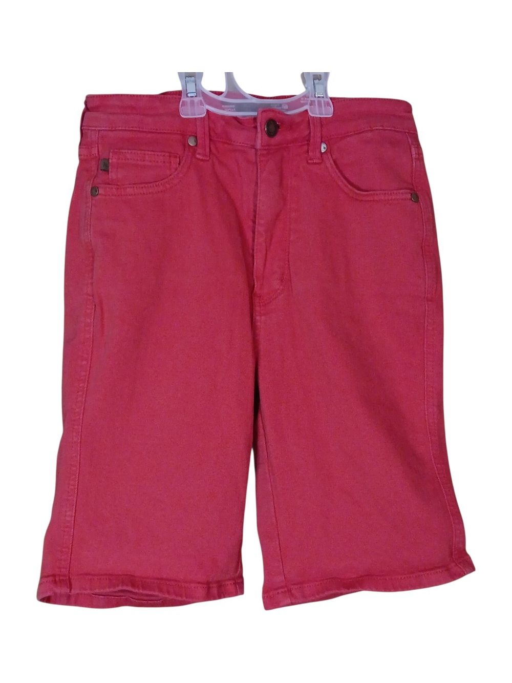 #45 Judy Blue Red Women's Bermuda Shorts